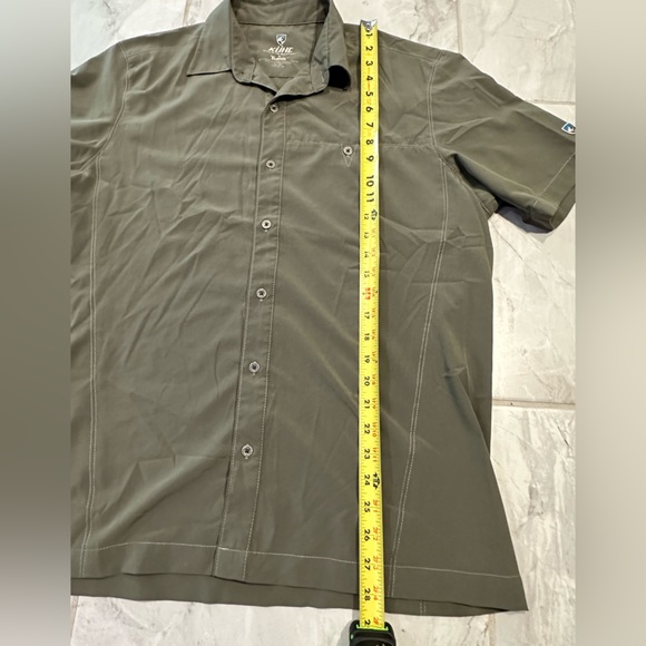 Kuhl Renegade Tufflex button down shirt sage green Medium - Picture 6 of 8